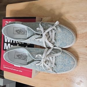 Denim Patterned Vans